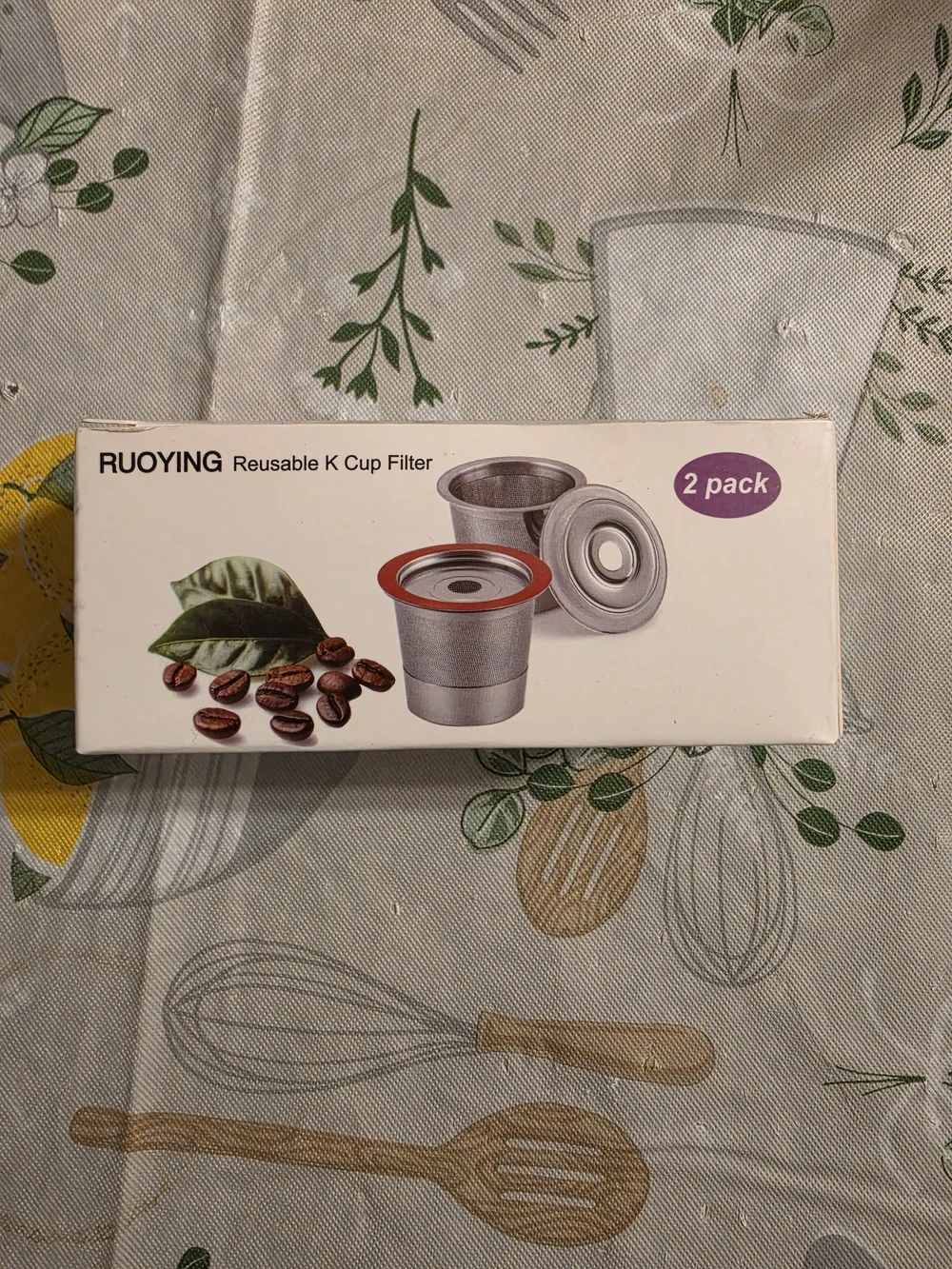 Reusable K-Cup Filter with Red Trim - 2 Pack